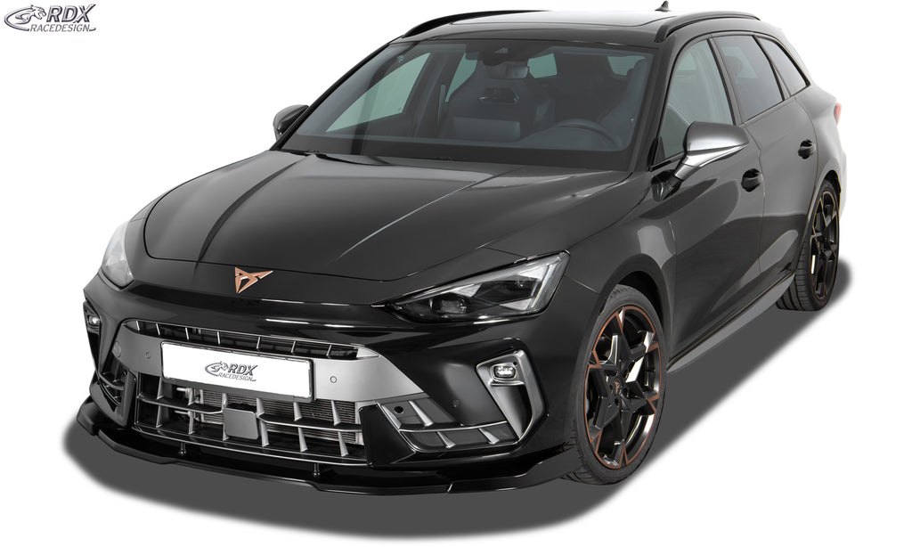 RDX Frontspoiler VARIO-X für CUPRA Leon (KL) 2024+ Frontlippe Front Ansatz Vorne Spoilerlippe