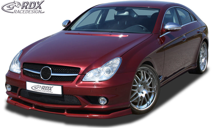 RDX Frontspoilerlippe VARIO-X für MERCEDES CLS-Klasse C219 AMG (Passend an AMG bzw. Fahrzeuge mit AMG Frontstoßstange) Frontlippe Front Ansatz Vorne Spoilerlippe