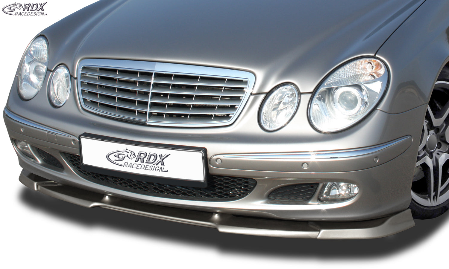RDX Frontspoilerlippe VARIO-X für MERCEDES E-Klasse W211 -2006 Classic/Elegance Frontlippe Front Ansatz Vorne Spoilerlippe