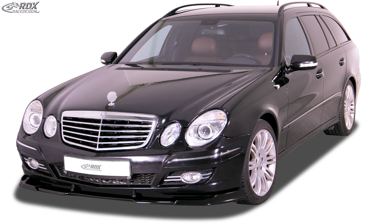 RDX Frontspoilerlippe VARIO-X für MERCEDES E-Klasse W211 2006+ Frontlippe Front Ansatz Vorne Spoilerlippe