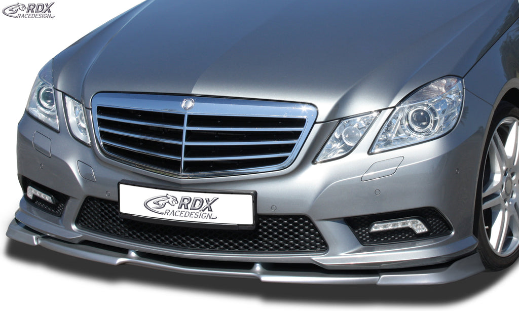 RDX Frontspoilerlippe VARIO-X für MERCEDES E-Klasse W212 AMG-Styling 2009-2013 (Passend an Fahrzeuge mit AMG-Styling Frontstoßstange) Frontlippe Front Ansatz Vorne Spoilerlippe