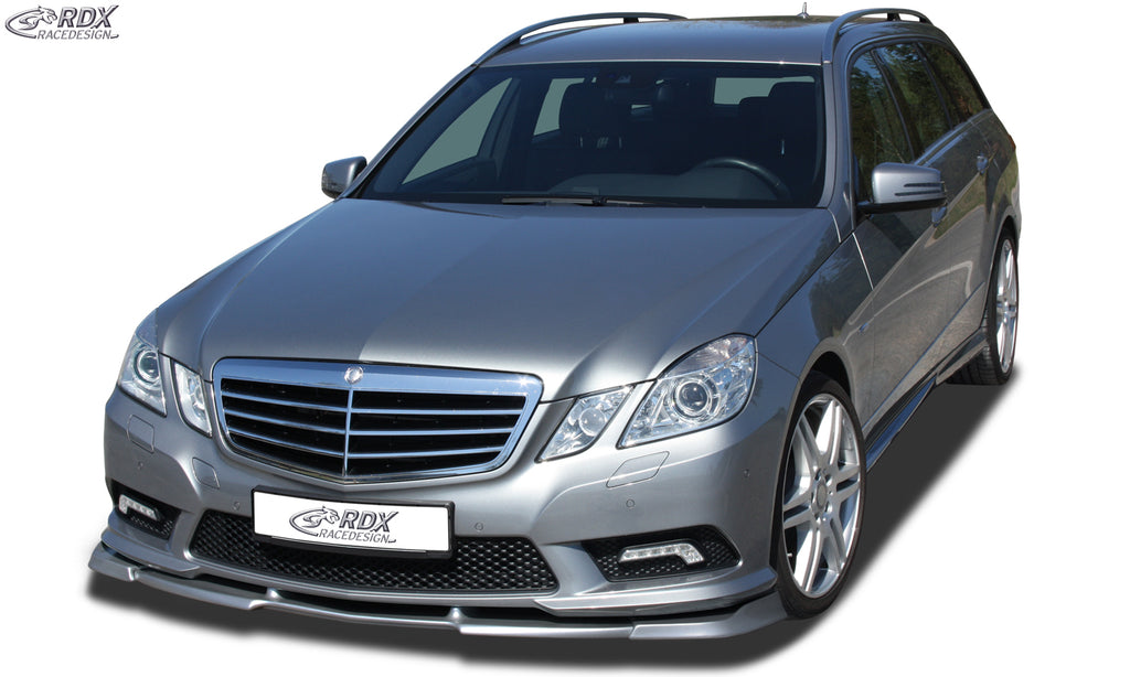 RDX Frontspoilerlippe VARIO-X für MERCEDES E-Klasse W212 AMG-Styling 2009-2013 (Passend an Fahrzeuge mit AMG-Styling Frontstoßstange) Frontlippe Front Ansatz Vorne Spoilerlippe