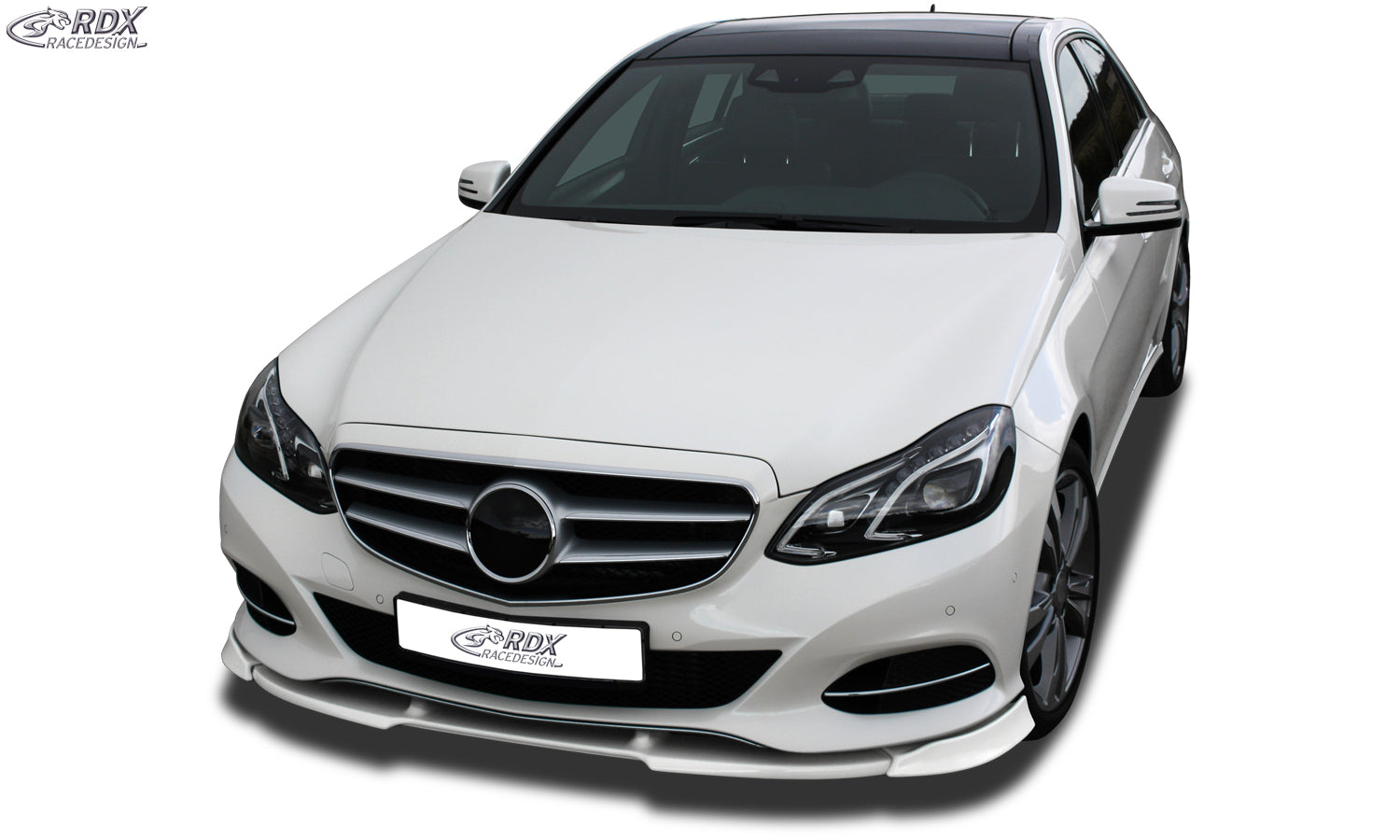 RDX Frontspoilerlippe VARIO-X für MERCEDES E-Klasse W212 2013+ Frontlippe Front Ansatz Vorne Spoilerlippe