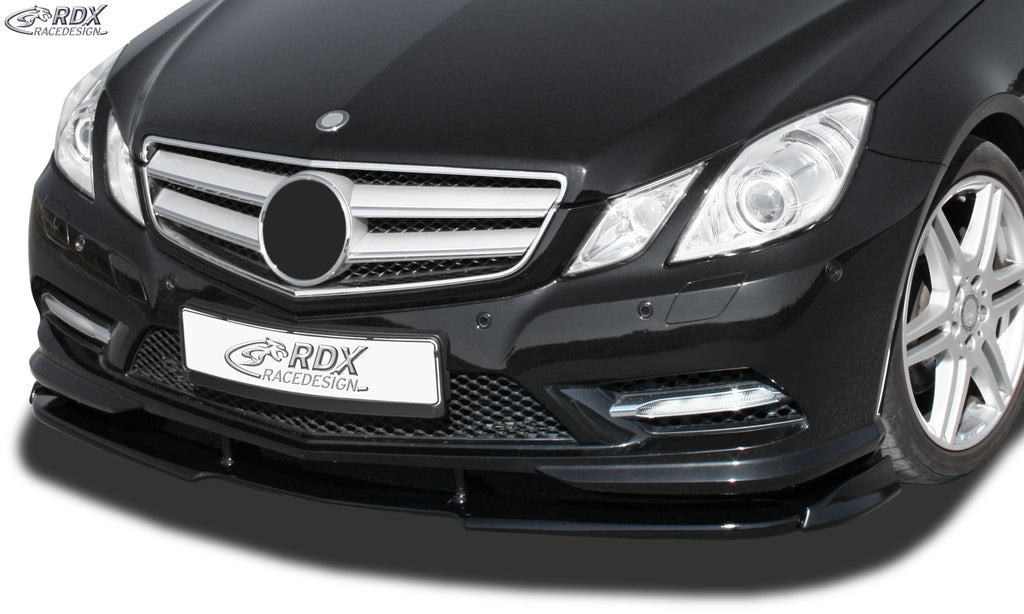 RDX Frontspoilerlippe VARIO-X für MERCEDES E-Klasse Cabrio A207 / Coupe C207 AMG-Styling -2013 (Passend an Fahrzeuge mit AMG-Stylingpaket Frontstoßstange) Frontlippe Front Ansatz Vorne Spoilerlippe