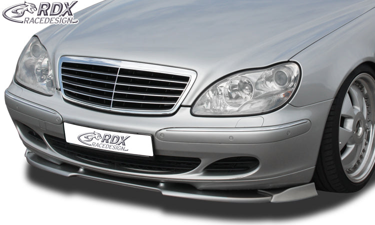 RDX Frontspoilerlippe VARIO-X für MERCEDES S-Klasse W220 2002+ Frontlippe Front Ansatz Vorne Spoilerlippe