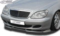 RDX Frontspoilerlippe VARIO-X für MERCEDES S-Klasse W220 2002+ Frontlippe Front Ansatz Vorne Spoilerlippe