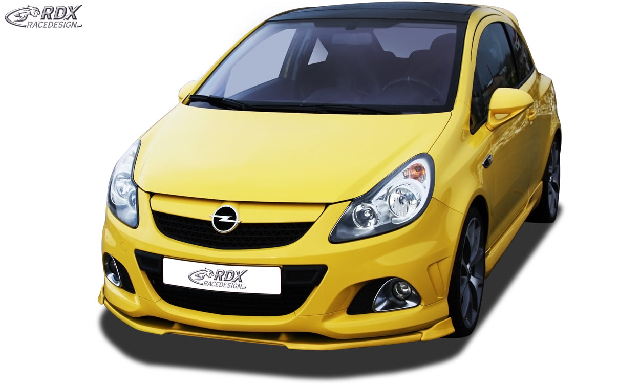 RDX Frontspoilerlippe VARIO-X für OPEL Corsa D OPC -2010 (Passend an OPC bzw. Fahrzeuge mit OPC Frontstoßstange) Frontlippe Front Ansatz Vorne Spoilerlippe