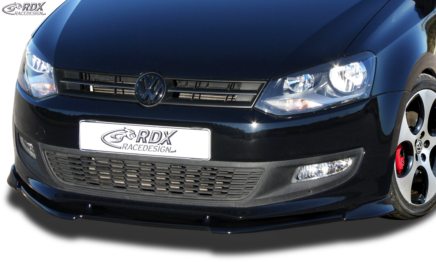 RDX Frontspoilerlippe VARIO-X für VW Polo 6R Frontlippe Front Ansatz Vorne Spoilerlippe