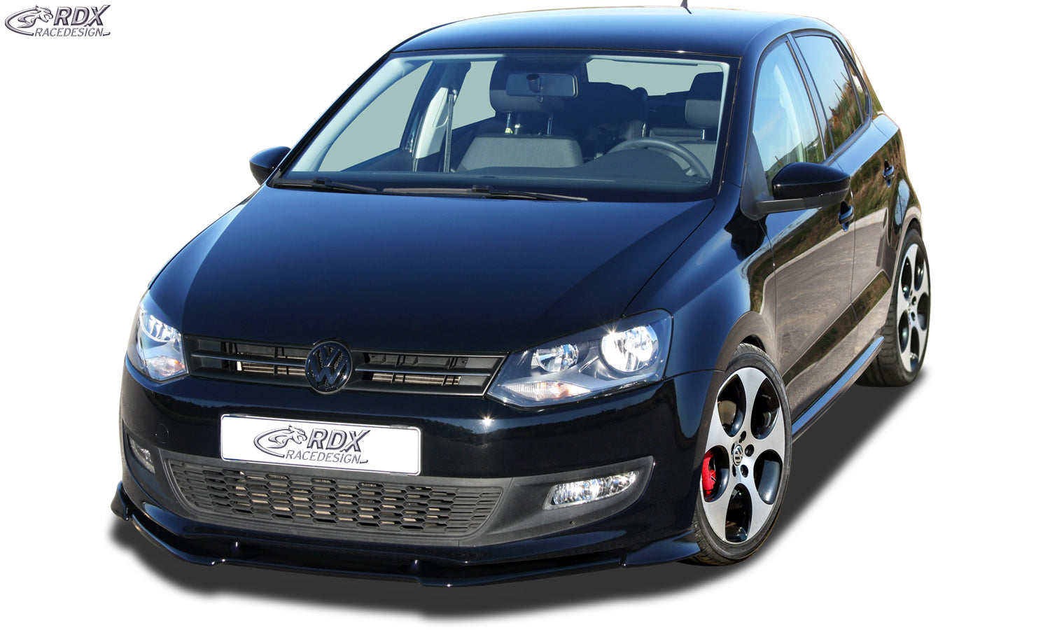 RDX Frontspoilerlippe VARIO-X für VW Polo 6R Frontlippe Front Ansatz Vorne Spoilerlippe