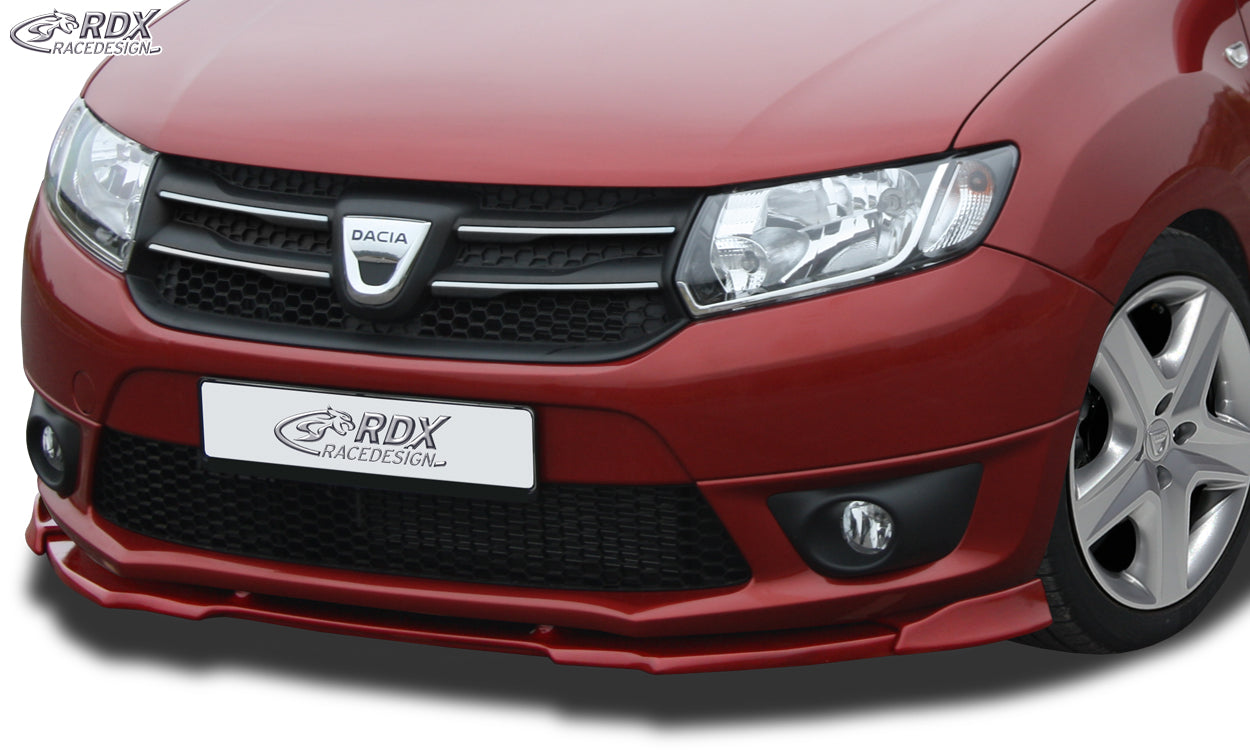 RDX Frontspoilerlippe VARIO-X für DACIA Sandero 2 / Logan 2 (incl. MCV) Frontlippe Front Ansatz Vorne Spoilerlippe