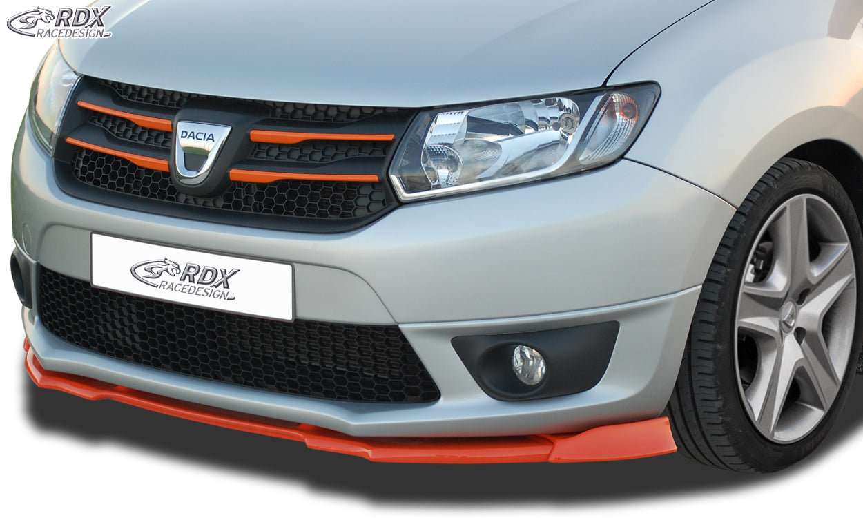 RDX Frontspoilerlippe VARIO-X für DACIA Sandero 2 / Logan 2 (incl. MCV) Frontlippe Front Ansatz Vorne Spoilerlippe
