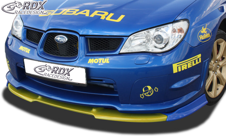 RDX Frontspoilerlippe VARIO-X für SUBARU Impreza 3 (GD) WRX 2005-2007 Frontlippe Front Ansatz Vorne Spoilerlippe