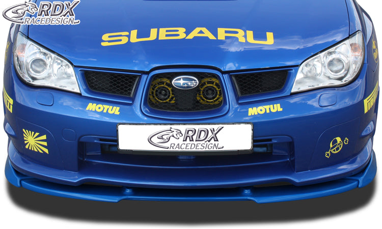 RDX Frontspoilerlippe VARIO-X für SUBARU Impreza 3 (GD) WRX 2005-2007 Frontlippe Front Ansatz Vorne Spoilerlippe