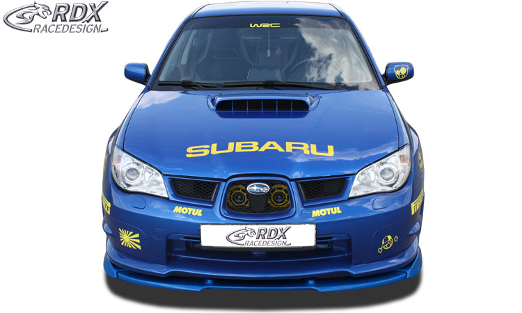 RDX Frontspoilerlippe VARIO-X für SUBARU Impreza 3 (GD) WRX 2005-2007 Frontlippe Front Ansatz Vorne Spoilerlippe