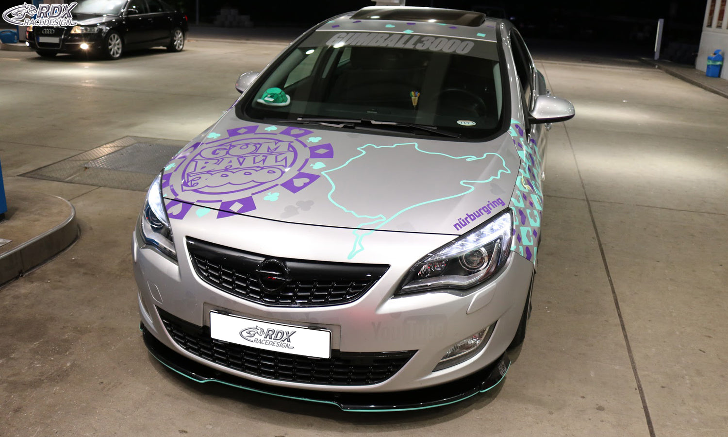 RDX Frontspoilerlippe VARIO-X für OPEL Astra J -2012 Frontlippe Front Ansatz Vorne Spoilerlippe