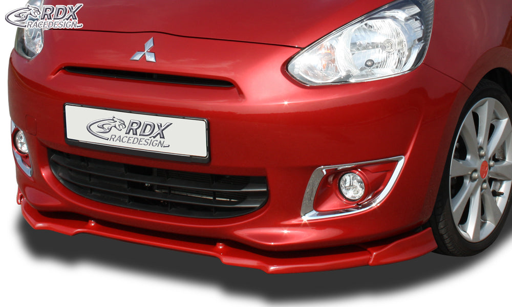RDX Frontspoilerlippe VARIO-X für MITSUBISHI Space Star & Mirage (2013-2016) Frontlippe Front Ansatz Vorne Spoilerlippe