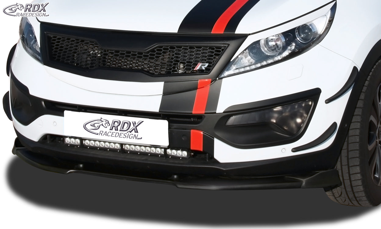 RDX Frontspoilerlippe VARIO-X für KIA Sportage (SL) Frontlippe Front Ansatz Vorne Spoilerlippe