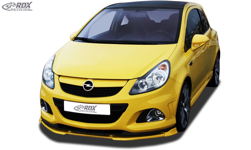 RDX Frontspoilerlippe VARIO-X für OPEL Corsa D OPC -2010 Nürburgring Edition (Passend an OPC-NRE bzw. Fahrzeuge mit OPC Frontstoßstange und NRE Ansatz) Frontlippe Front Ansatz Vorne Spoilerlippe
