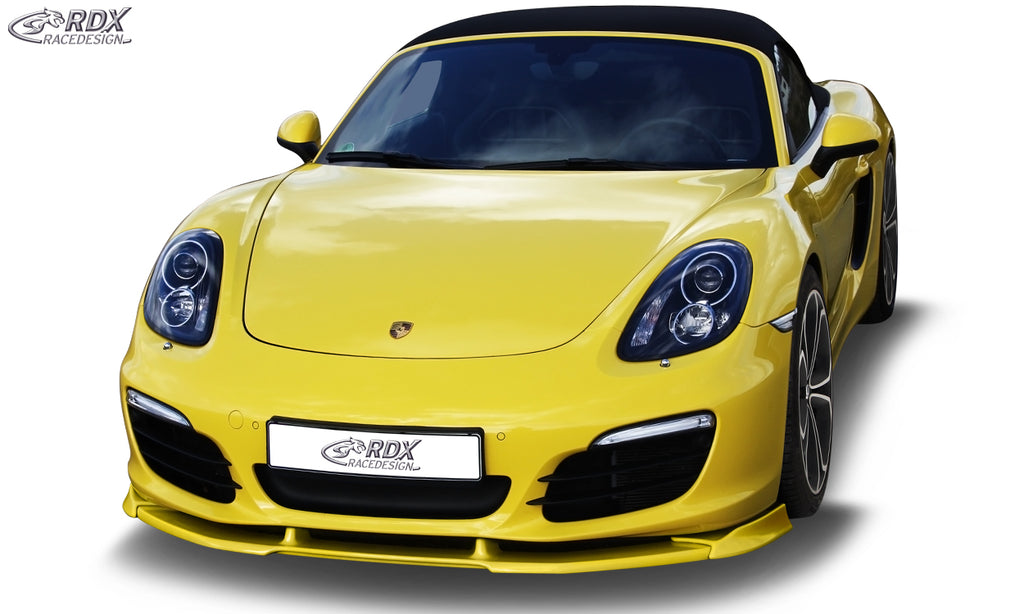 RDX Frontspoilerlippe VARIO-X für PORSCHE Boxster (981) 2012+ Frontlippe Front Ansatz Vorne Spoilerlippe