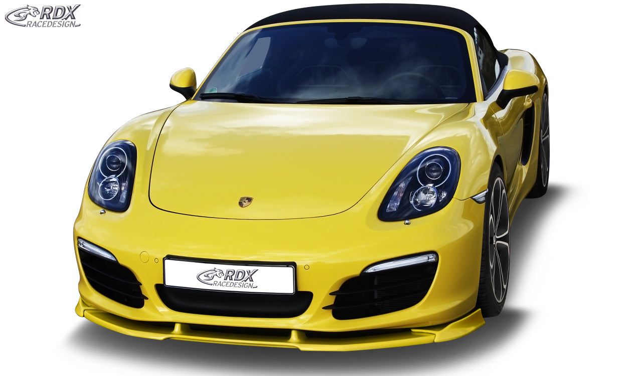 RDX Frontspoilerlippe VARIO-X für PORSCHE Boxster (981) 2012+ Frontlippe Front Ansatz Vorne Spoilerlippe
