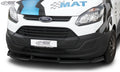RDX Frontspoilerlippe VARIO-X für FORD Transit Custom / Tourneo Custom 2012+ Frontlippe Front Ansatz Vorne Spoilerlippe