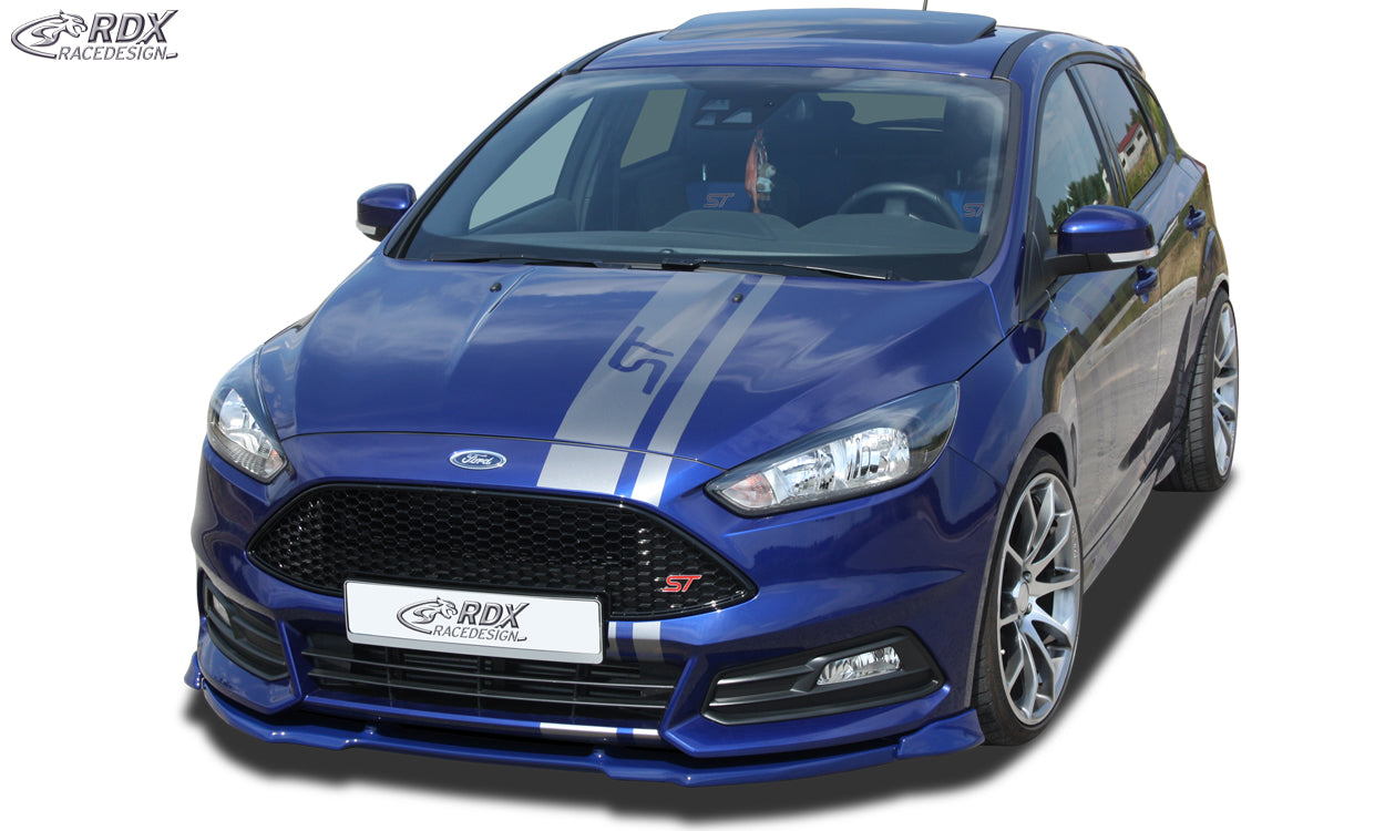 RDX Frontspoilerlippe VARIO-X für FORD Focus 3 ST Facelift (2015+) Frontlippe Front Ansatz Vorne Spoilerlippe
