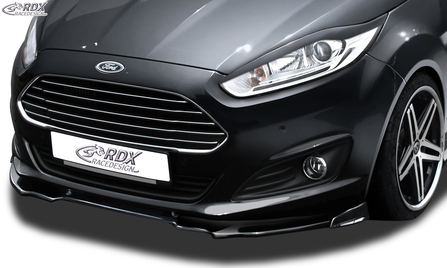 RDX Frontspoilerlippe VARIO-X für FORD Fiesta MK7 JA8 JR8 (2012+) Frontlippe Front Ansatz Vorne Spoilerlippe