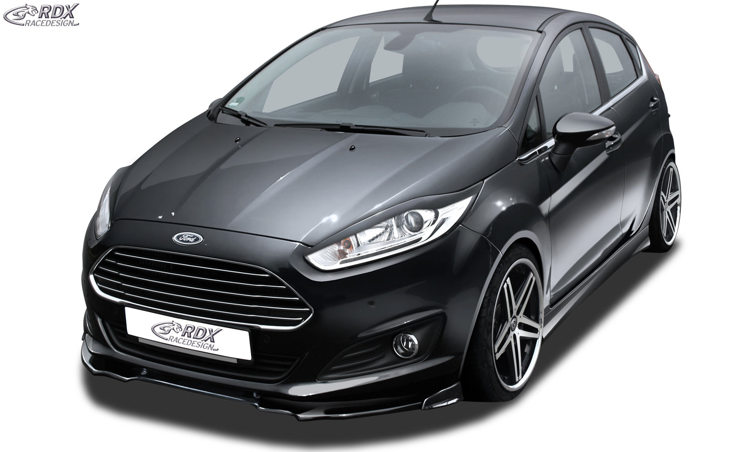 RDX Frontspoilerlippe VARIO-X für FORD Fiesta MK7 JA8 JR8 (2012+) Frontlippe Front Ansatz Vorne Spoilerlippe