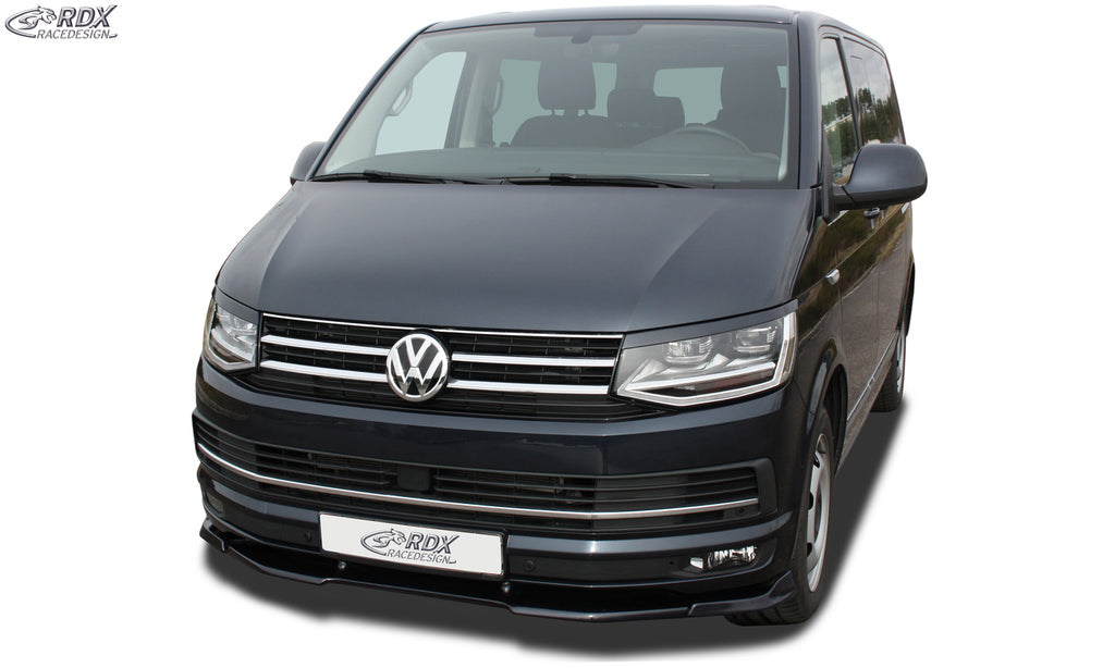 RDX Frontspoilerlippe VARIO-X für VW T6 (für werkseitig lackierte und unlackierte Stoßstange) Frontlippe Front Ansatz Vorne Spoilerlippe