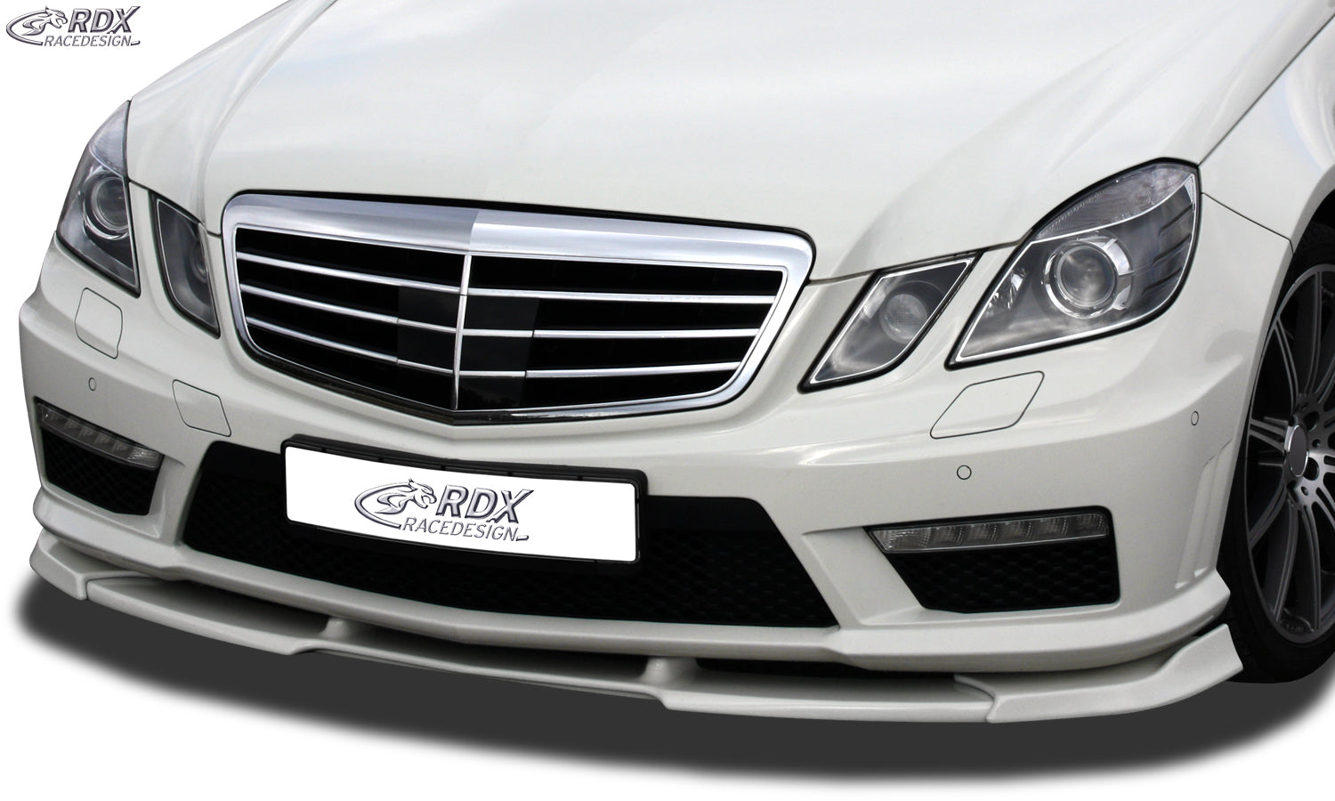 RDX Frontspoilerlippe VARIO-X für MERCEDES E-Klasse W212 AMG 2009-2013 Frontlippe Front Ansatz Vorne Spoilerlippe