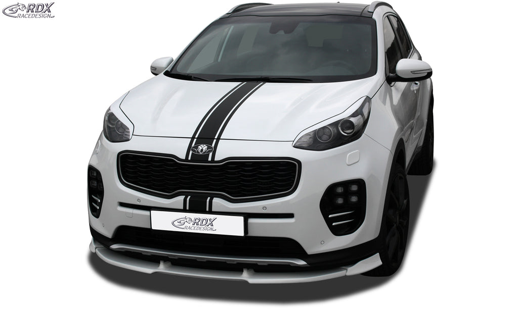 RDX Frontspoilerlippe VARIO-X für KIA Sportage (QL/QLE, -2018) Frontlippe Front Ansatz Vorne Spoilerlippe