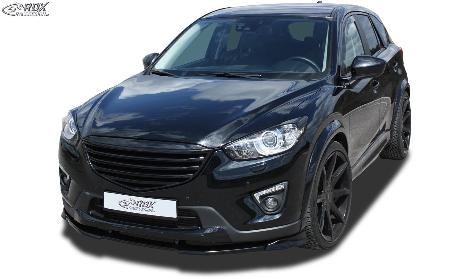 RDX Frontspoilerlippe VARIO-X für MAZDA CX5 (für Fzg. mit Unterfahrschutz) Frontlippe Front Ansatz Vorne Spoilerlippe