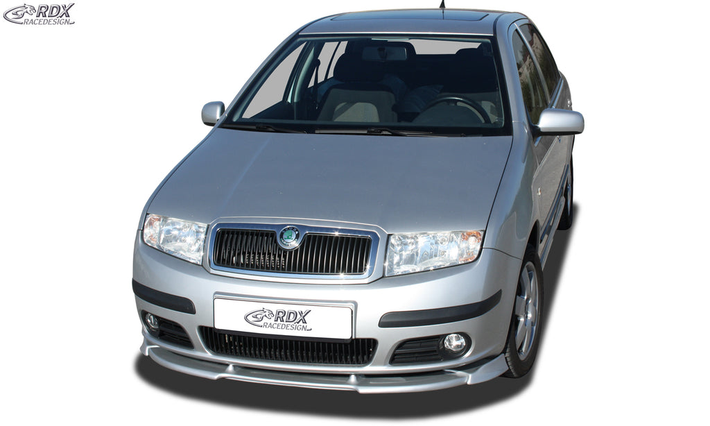 RDX Frontspoilerlippe VARIO-X für SKODA Fabia 1 (6Y) 2004+ (nicht GT / RS) Frontlippe Front Ansatz Vorne Spoilerlippe