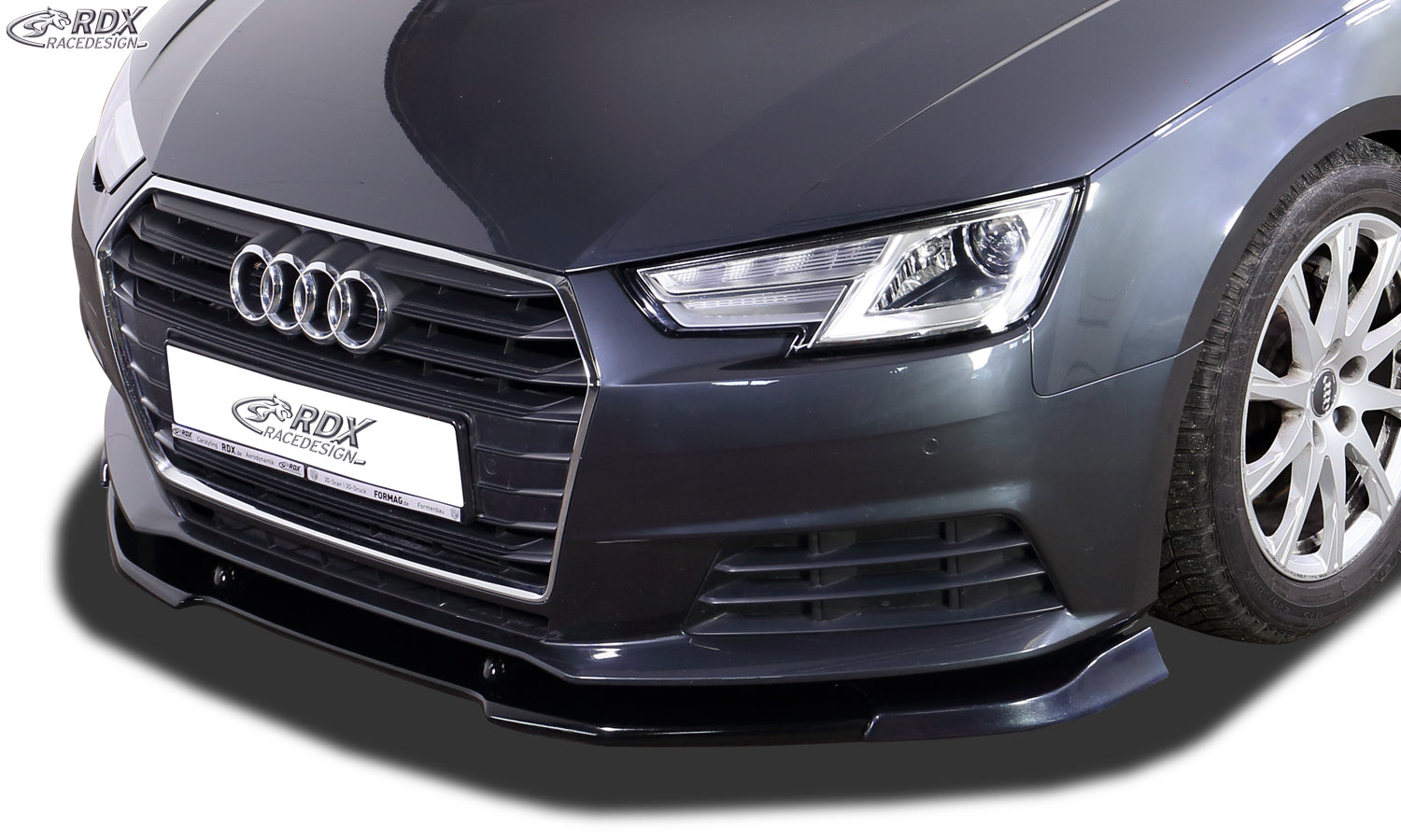 RDX Frontspoilerlippe VARIO-X für AUDI A4 8W B9 (-2019) Frontlippe Front Ansatz Vorne Spoilerlippe
