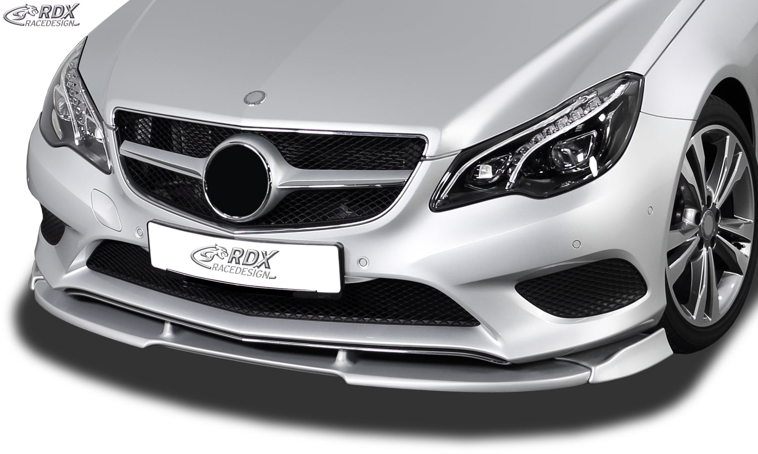 RDX Frontspoilerlippe VARIO-X für MERCEDES E-Klasse Cabrio A207 / Coupe C207 2013+ Frontlippe Front Ansatz Vorne Spoilerlippe