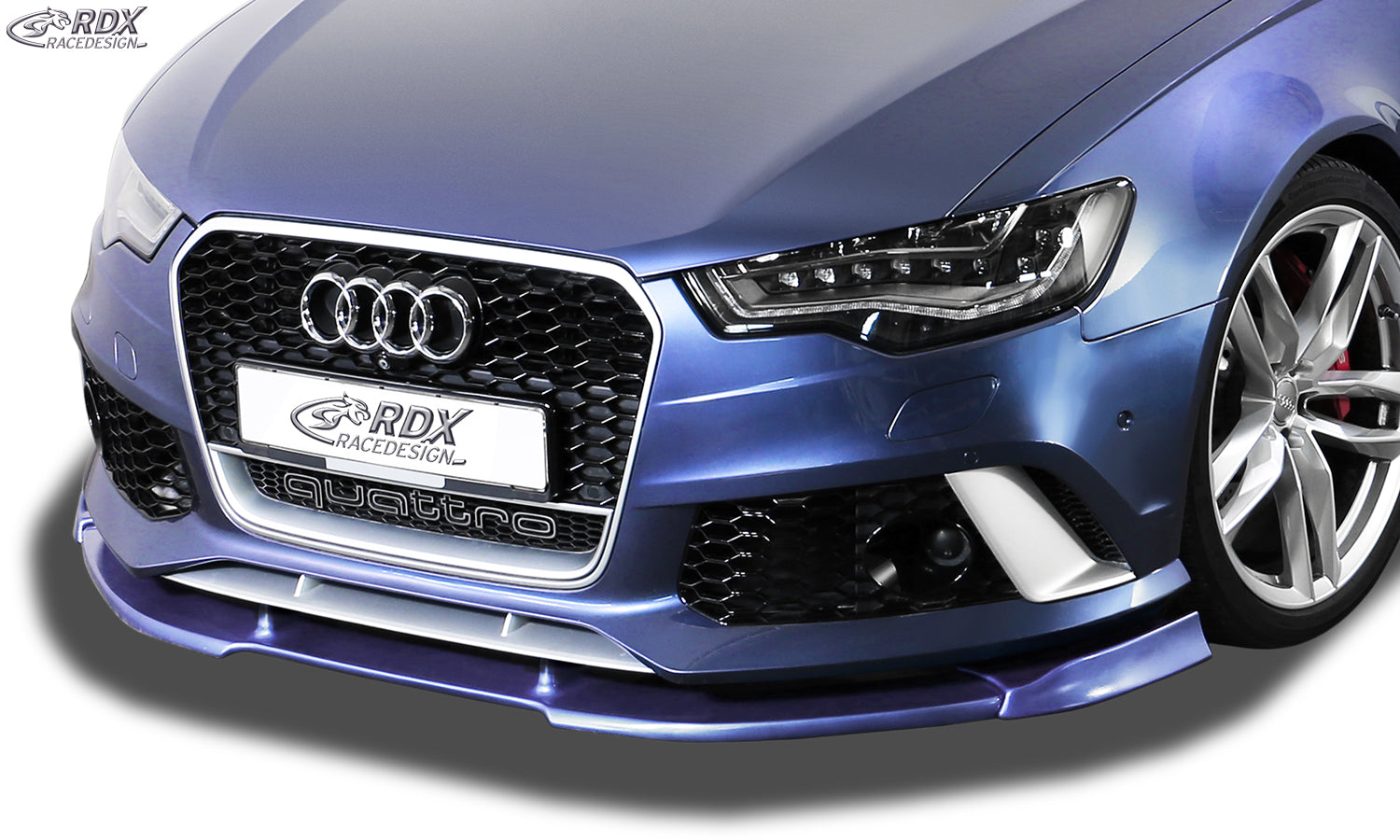 RDX Frontspoilerlippe VARIO-X für AUDI RS6 4G C7 Frontlippe Front Ansatz Vorne Spoilerlippe