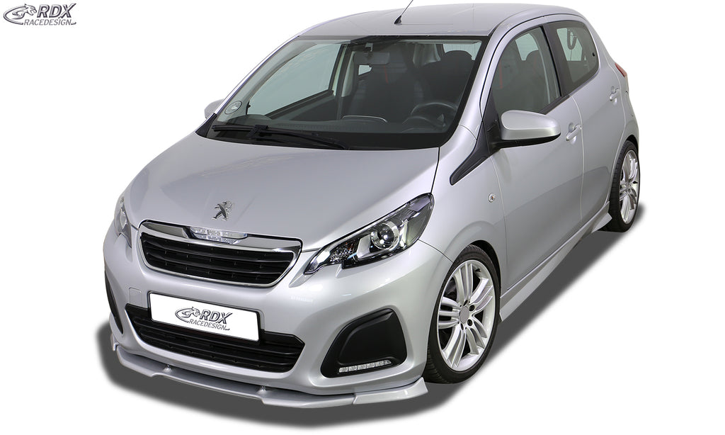 RDX Frontspoilerlippe VARIO-X für PEUGEOT 108 Frontlippe Front Ansatz Vorne Spoilerlippe