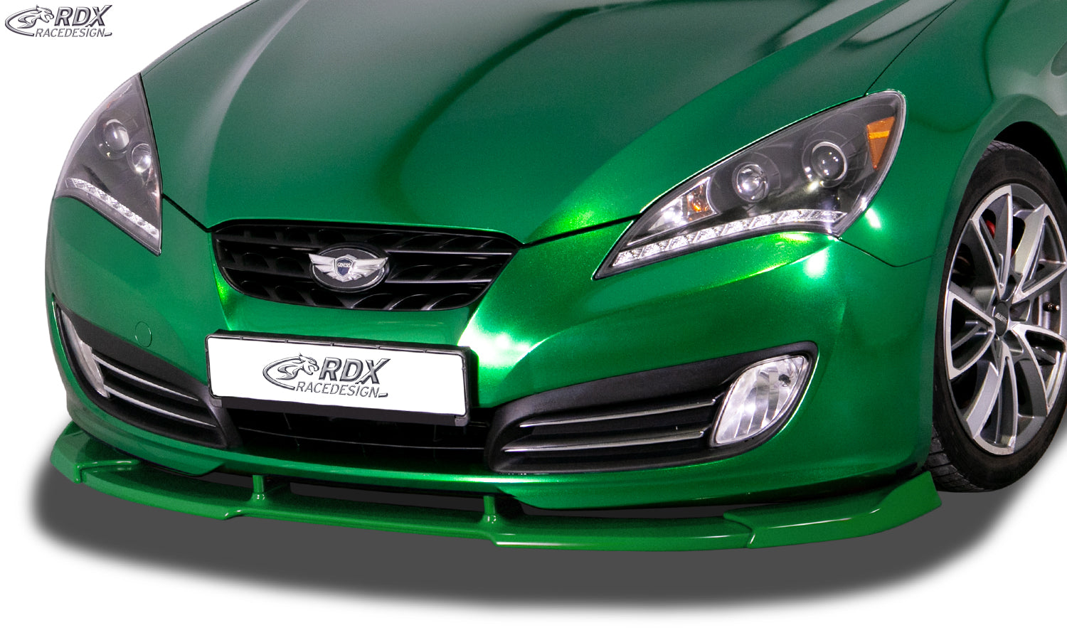 RDX Frontspoilerlippe VARIO-X für HYUNDAI Genesis Coupe 2008-2012 Frontlippe Front Ansatz Vorne Spoilerlippe