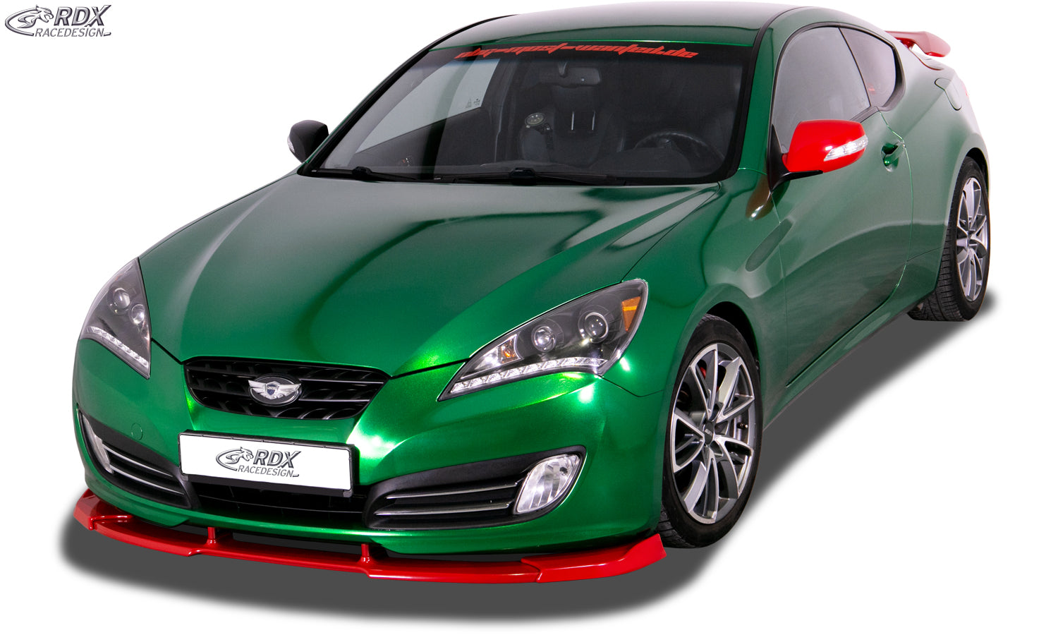 RDX Frontspoilerlippe VARIO-X für HYUNDAI Genesis Coupe 2008-2012 Frontlippe Front Ansatz Vorne Spoilerlippe