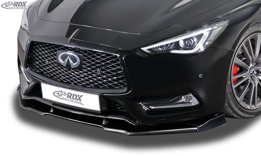 RDX Frontspoilerlippe VARIO-X für INFINITI Q60 Frontlippe Front Ansatz Vorne Spoilerlippe