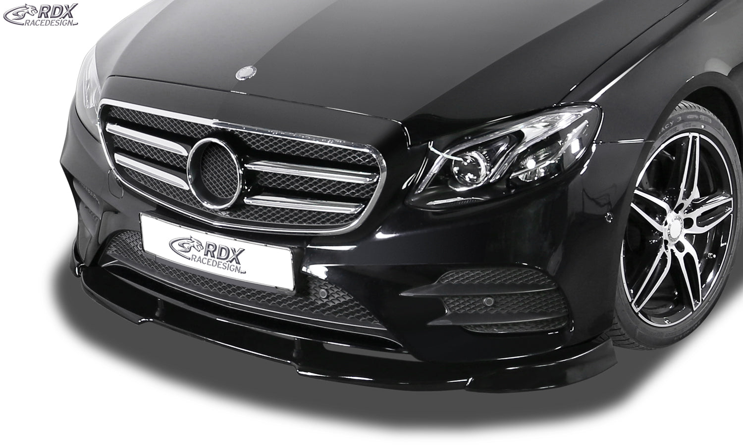 RDX Frontspoilerlippe VARIO-X für MERCEDES E-Klasse AMG-Line & E43 AMG W213 / S213 (2016-2020) "Design 1"