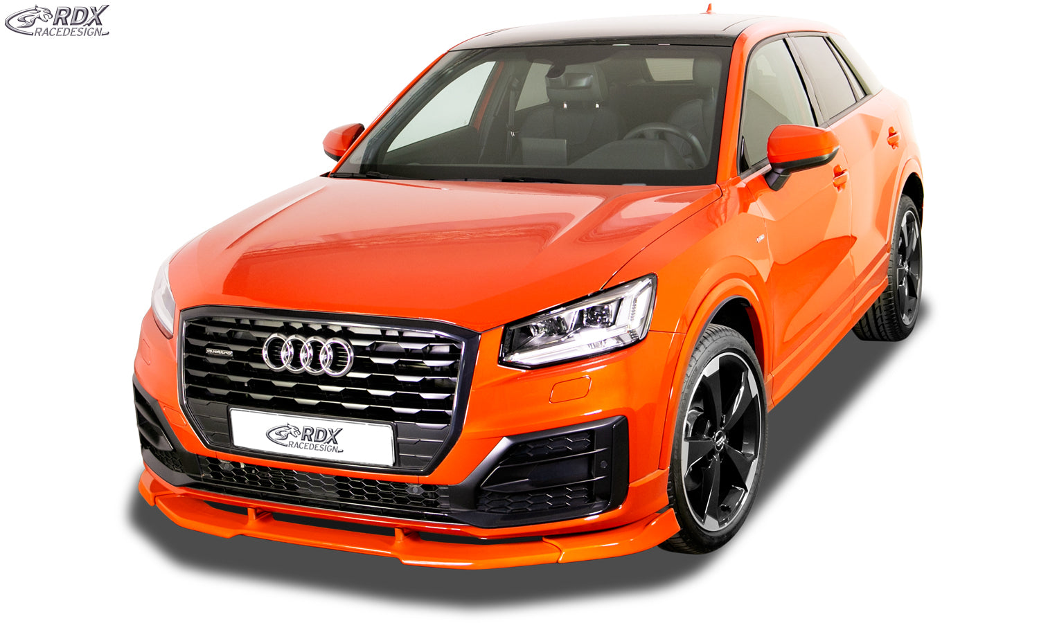 RDX Frontspoilerlippe VARIO-X für AUDI Q2 S-Line 2016+ Frontlippe Front Ansatz Vorne Spoilerlippe