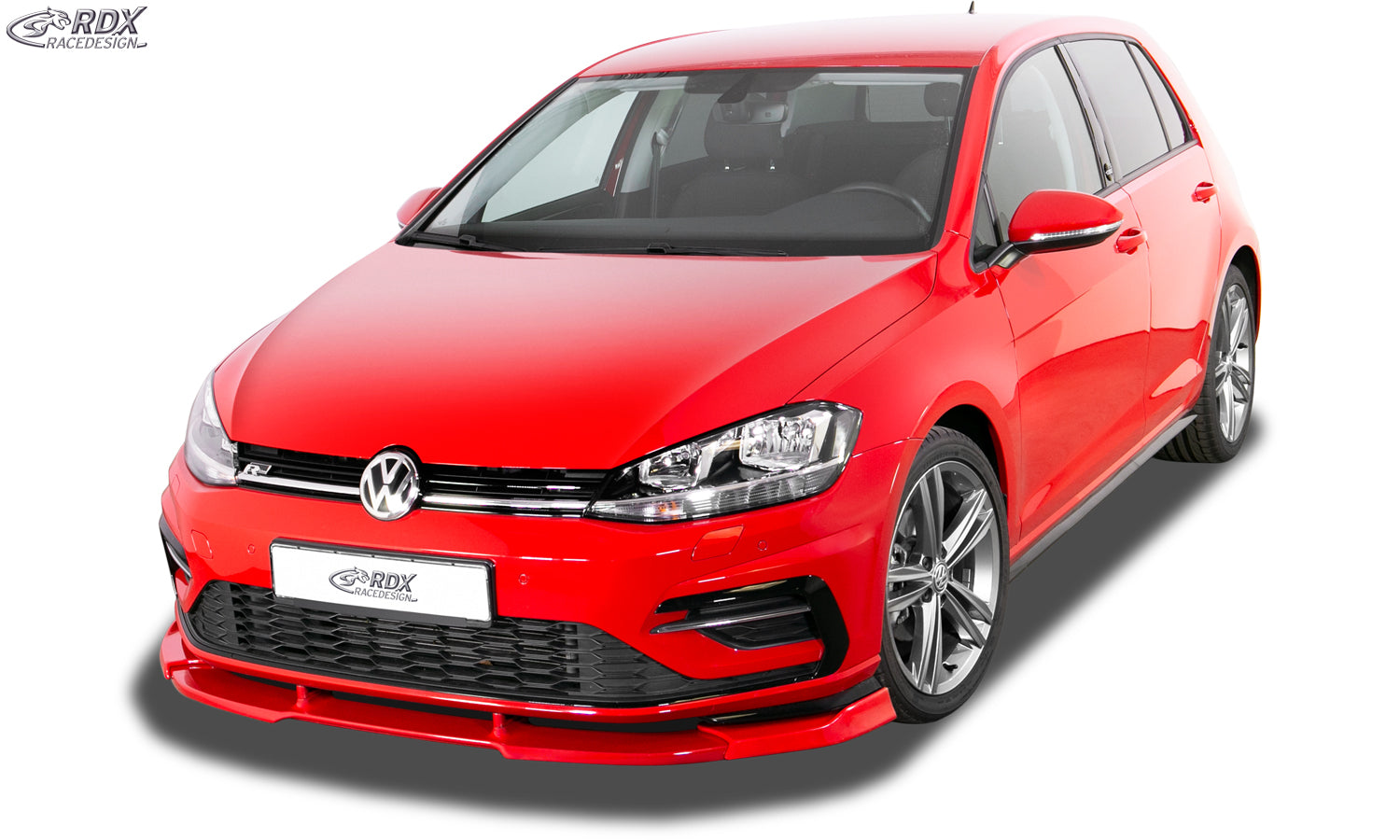 RDX Frontspoilerlippe VARIO-X für VW Golf 7 Facelift 2017+ R-Line & R Frontlippe Front Ansatz Vorne Spoilerlippe
