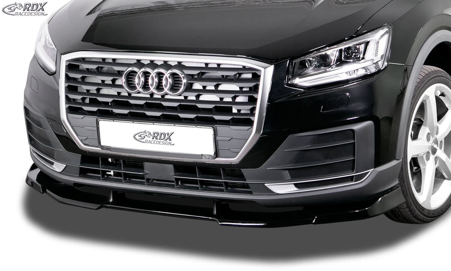RDX Frontspoilerlippe VARIO-X für AUDI Q2 2016+ Frontlippe Front Ansatz Vorne Spoilerlippe