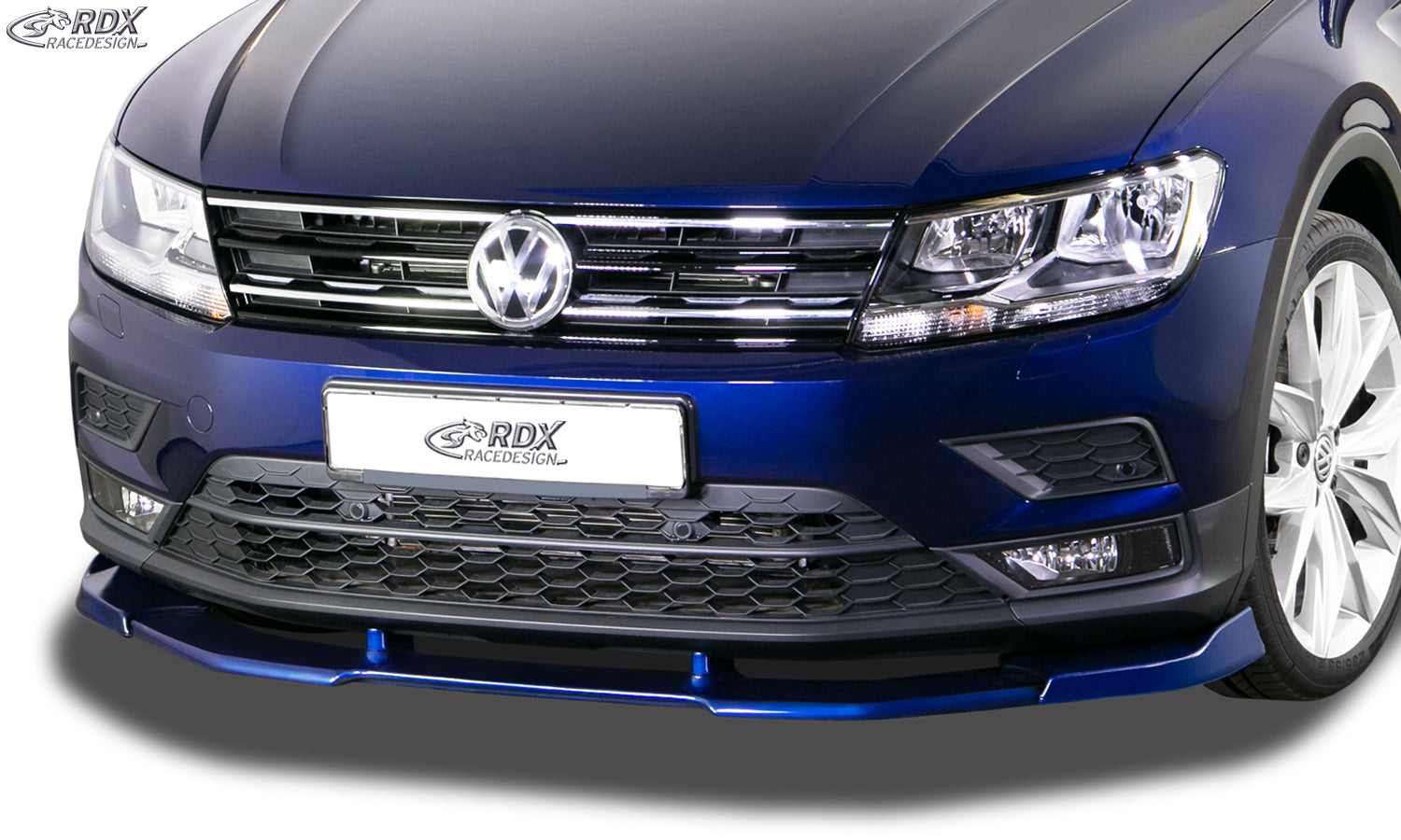RDX Frontspoilerlippe VARIO-X für VW Tiguan (2016+) Frontlippe Front Ansatz Vorne Spoilerlippe