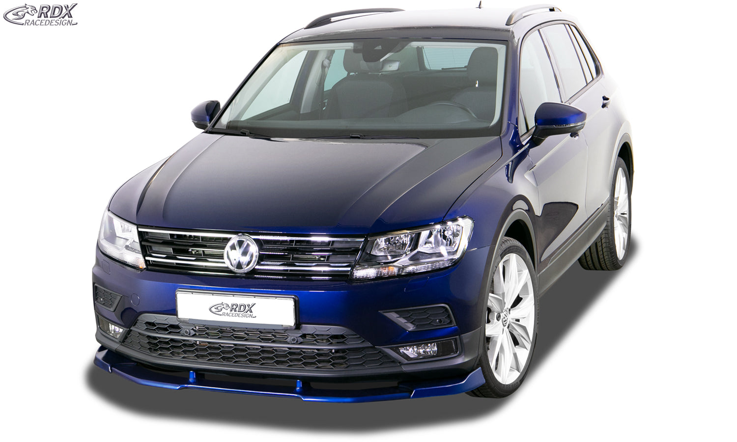 RDX Frontspoilerlippe VARIO-X für VW Tiguan (2016+) Frontlippe Front Ansatz Vorne Spoilerlippe