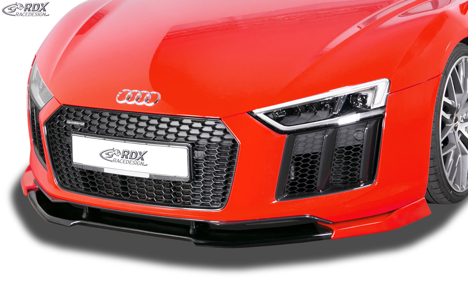 RDX Frontspoilerlippe VARIO-X für AUDI R8 / R8 Spyder (4S) 2015+ Frontlippe Front Ansatz Vorne Spoilerlippe