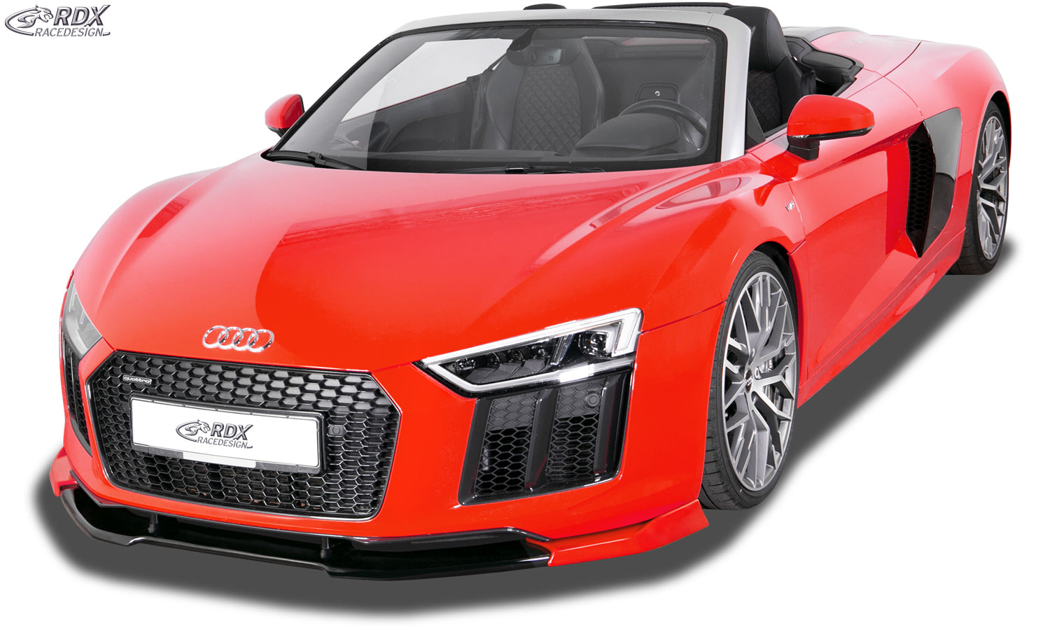 RDX Frontspoilerlippe VARIO-X für AUDI R8 / R8 Spyder (4S) 2015+ Frontlippe Front Ansatz Vorne Spoilerlippe