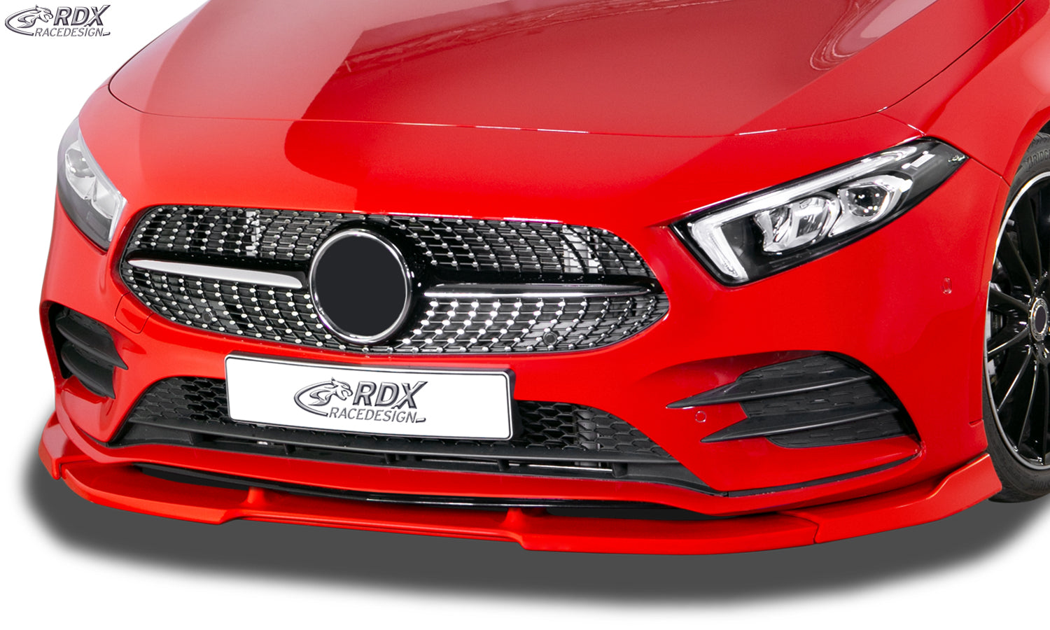 RDX Frontspoilerlippe VARIO-X für MERCEDES A-Klasse W177 / V177 AMG-Line Frontlippe Front Ansatz Vorne Spoilerlippe