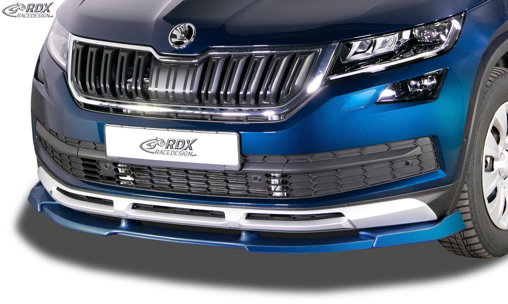 RDX Frontspoilerlippe VARIO-X für SKODA Kodiaq Scout (NS) Frontlippe Front Ansatz Vorne Spoilerlippe